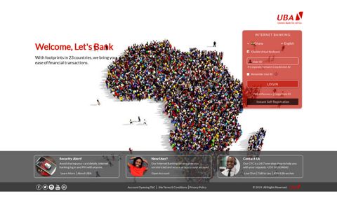 Internet Banking-Ghana:Login to Internet Banking