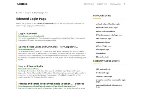 Edenred Login Page ❤️ One Click Access - iLoveLogin