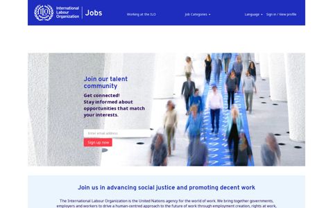 ILO Jobs - International Labour Organization
