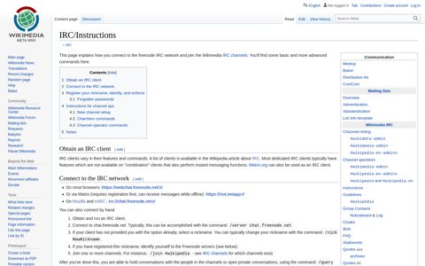IRC/Instructions - Meta - Meta-Wiki