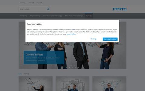Jobs and careers at Festo | Festo Corporate