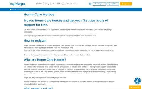 Home Care Heroes – MyIntegra