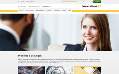 Produkte & Lösungen - Firmenkunden - Commerzbank