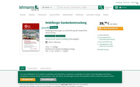 Heidelberger Standarduntersuchung von Medizinische ...