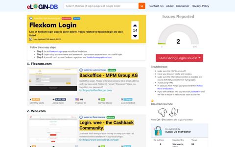 Flexkom Login - A database full of login pages from all over ...