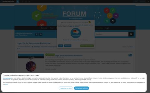 Login für die Forumieren Funktionen - Das Forum der Foren