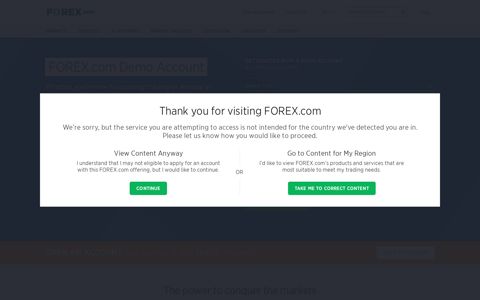 Learn to Trade Forex with a Free Demo Account | FOREX.com