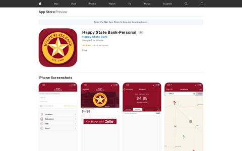 ‎Happy State Bank-Personal on the App Store