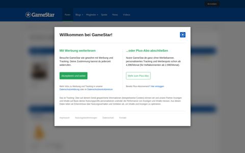 Gamestar Login/Logout? | GameStar-Pinboard