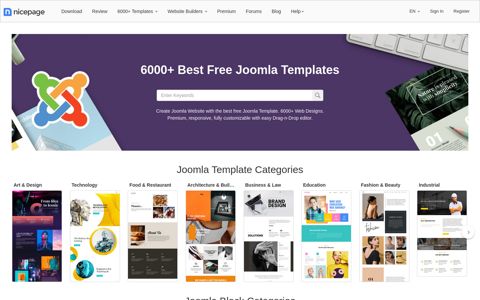 5000+ Joomla Templates | Free Joomla Templates - Nicepage