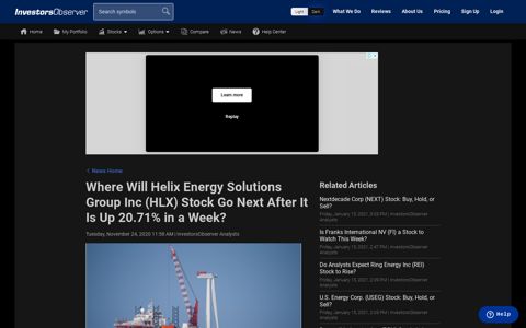 Where Will Helix Energy Solutions Group Inc (HLX) Stock Go ...