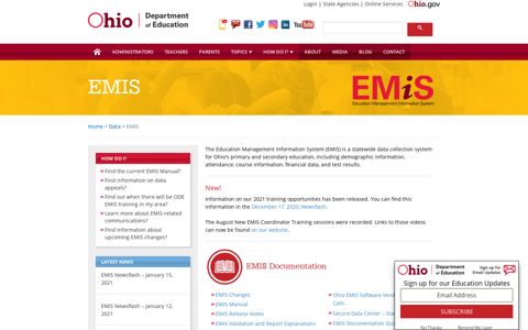 EMIS - Ohio Department of Education - Ohio.gov