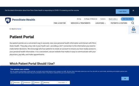 Patient Portal | Penn State Health