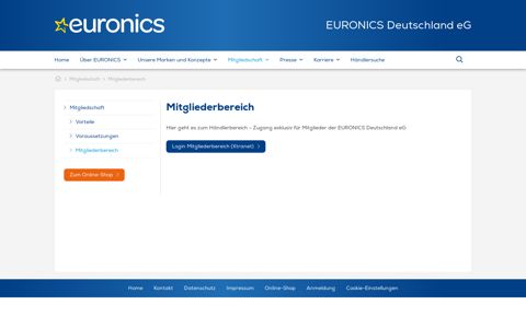 Mitgliederbereich | EURONICS Deutschland eG