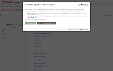 Oracle iSupplier Portal User's Guide - Oracle Help Center