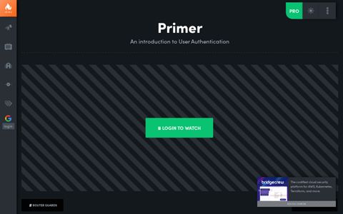 Primer An introduction to User Authentication - Fireship.io