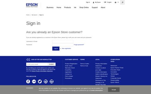Sign in - Epson