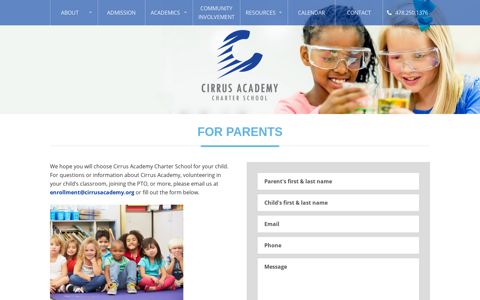 For Parents - Cirrus Academy Charter School