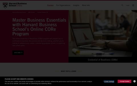 Business Fundamentals Course - CORe | HBS Online
