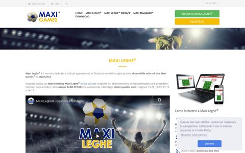 Maxi Leghe - Maxi Games - Fantacalcio 2020 On line, gioca ...