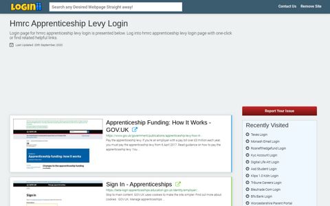 Hmrc Apprenticeship Levy Login - Loginii.com