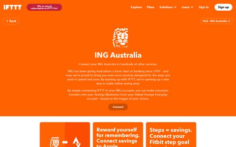 ING Australia works better with IFTTT - IFTTT.com