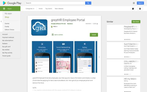 greytHR Employee Portal – Apps on Google Play