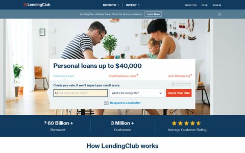 LendingClub | Peer-to-Peer Lending & Alternative Investing