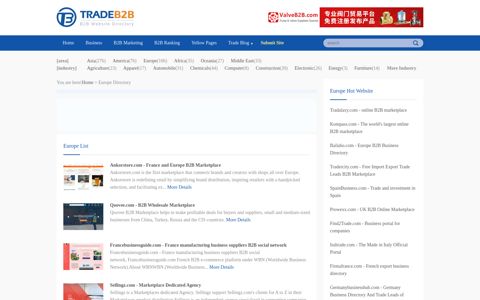 Europe b2b website|Europe b2b marketplace|Europe b2b ...