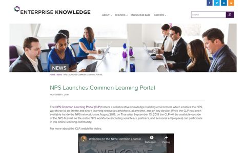 NPS Launches Common Learning Portal - Enterprise ...