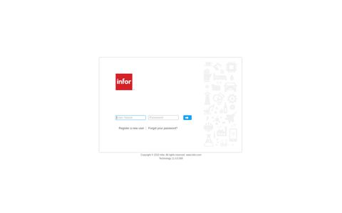 Infor Login Page