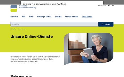 Online-Dienste - Deutsche Rentenversicherung