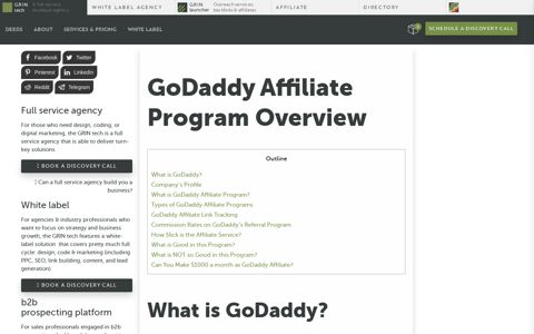 How Slick is GoDaddy's Affiliate Program? Let's find out