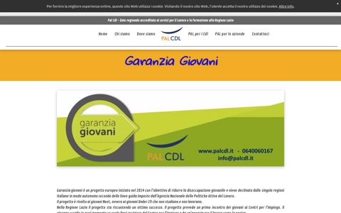 Ente Garanzia Giovani Regione Lazio - PAL CDL