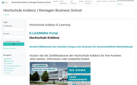 Hochschule Koblenz | Remagen Business School