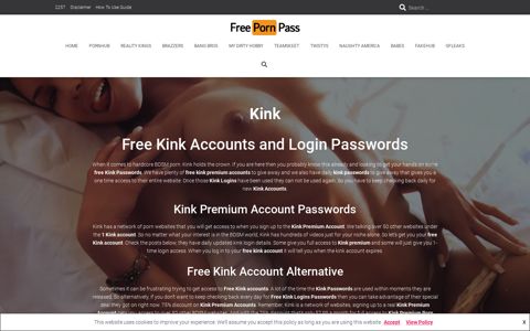 Kink Passwords - Get Your Free Kink Account Password ...