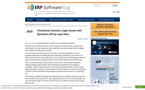 #Technical | Resolve Login Issues with Dynamics GP by Lupe ...