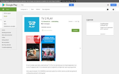 TV 2 PLAY – Apps i Google Play