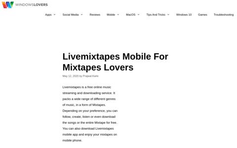 Livemixtapes Mobile App Download For Android,iOS Devices