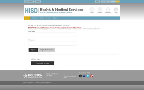 Sign In - Houston ISD
