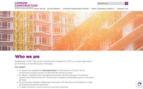 London Construction Programme | Working together builds ...