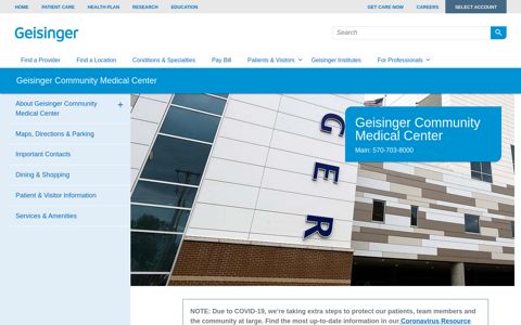 Geisinger Community Medical Center