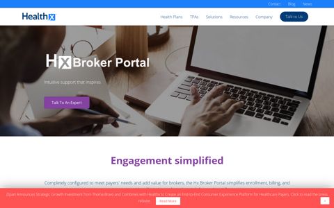 Broker Portal Healthcare Solutions | Healthx