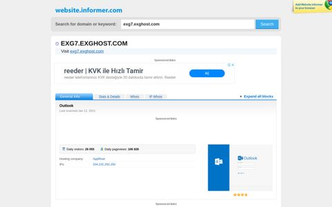 exg7.exghost.com at Website Informer. Outlook. Visit Exg 7 ...