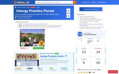 Intergy Practice Portal
