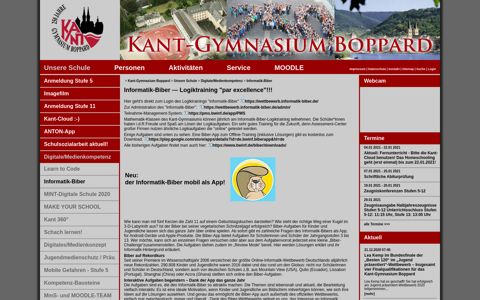 Informatik-Biber - Kant Gymnasium Boppard