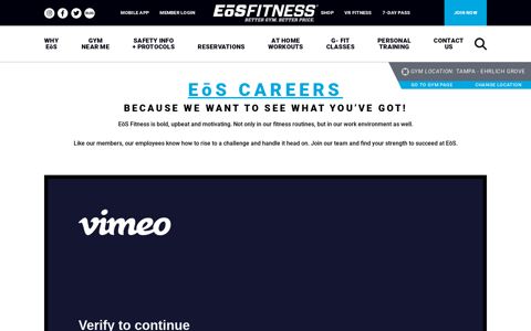 EOS CAREERS | EōS Fitness