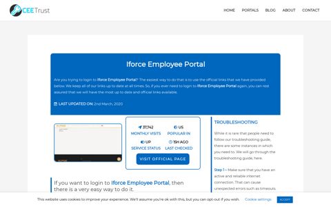 Iforce Employee Portal - Find Official Portal - CEE Trust