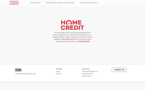 2020 Home Credit US, LLC