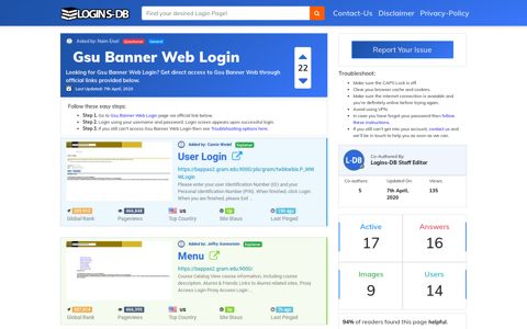 Gsu Banner Web Login - Logins-DB